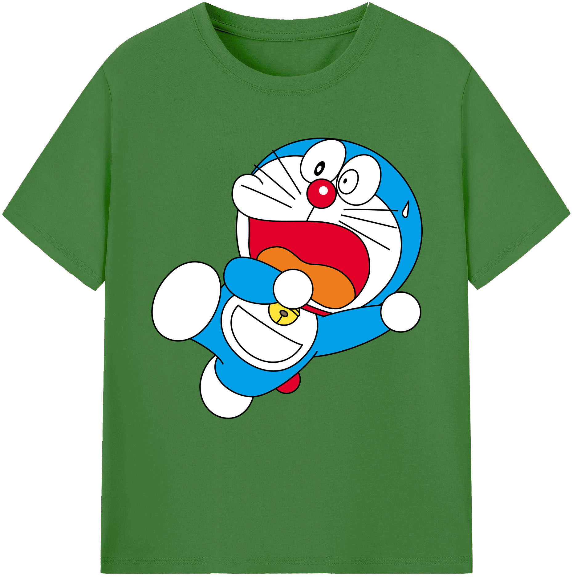 （画像用） ドラえもん Doraemon レディースカジュアルプリントTシャツ（綿100％）